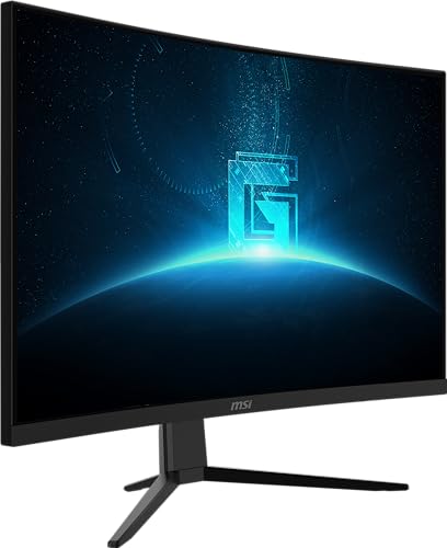 MSI 27-Inch Curved Gaming Monitor (G27C3F) - Full HD 1920 x 1080, 180Hz Refresh Charge, 1ms Response Time, Non-Glare, Free Sync - Black