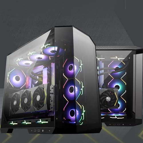 MSI MAG PANO 100L PZ - Excessive-Finish Mid-Tower Gaming PC Case - Tempered Glass Facet Panel - Suitable with As much as 360mm Liquid Cooling Radiators - Vented Entrance Panel