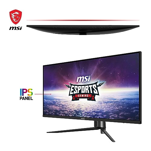 MSI MAG401QR 40-Inch Gaming Monitor - 3440 x 1440 (UWQHD), IPS, 155Hz, FreeSync Premium, HDR400, HDMI, DisplayPort, USB-C, Tilt, Black